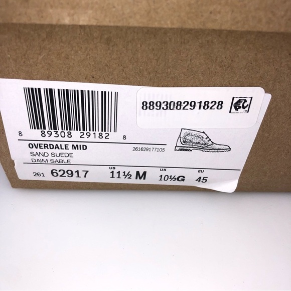 Clarks Men's Overdale Mid Chukka Boot Sand Suede 11.5M - Picture 9 of 9